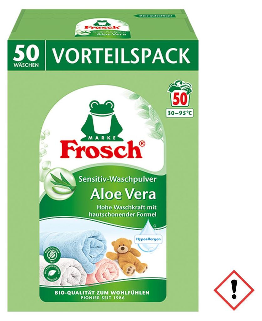 Frosch Aloe Vera Sensitive prací prášek 3300g Obrázek produktu 