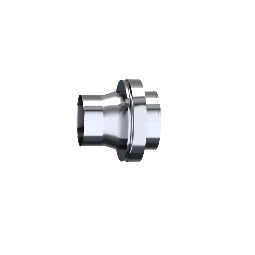 Adam DW Passage EW/DW Acciaio Nero 180/160 | Raccordo Canna Fumaria Professionale