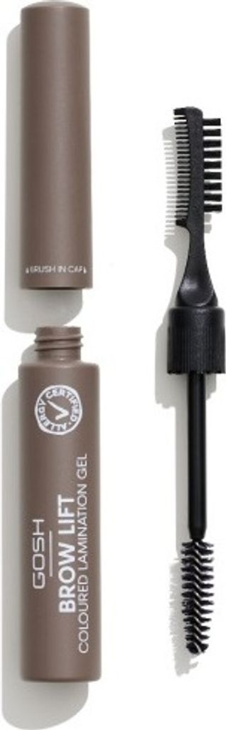 Gosh Augenbrauen Laminiergel - Grau/Braun, 6 ml, Professionelles Styling für Perfekte Augenbrauen