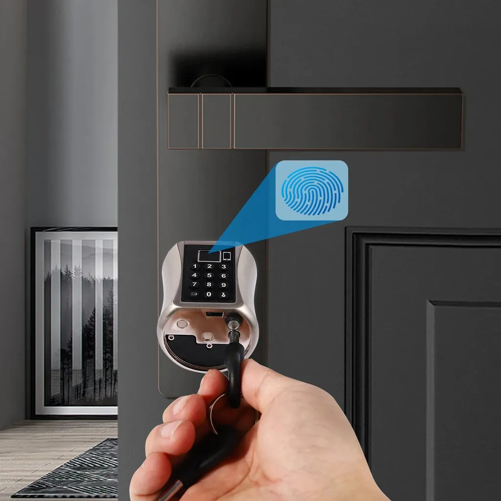 Serrure intelligente Bluetooth avec clavier à code et clé de secours - 2