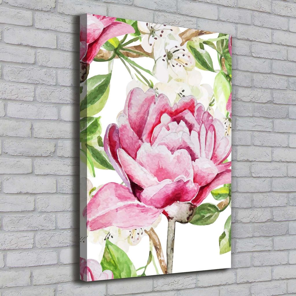 Tulup Leinwandbild - 70x100cm - Wandkunst - Drucke auf Leinwand - Leinwanddruck - Wohnzimmer Wanddekoration XXL - Wohnung Deko Kunstdrucke - Blum...