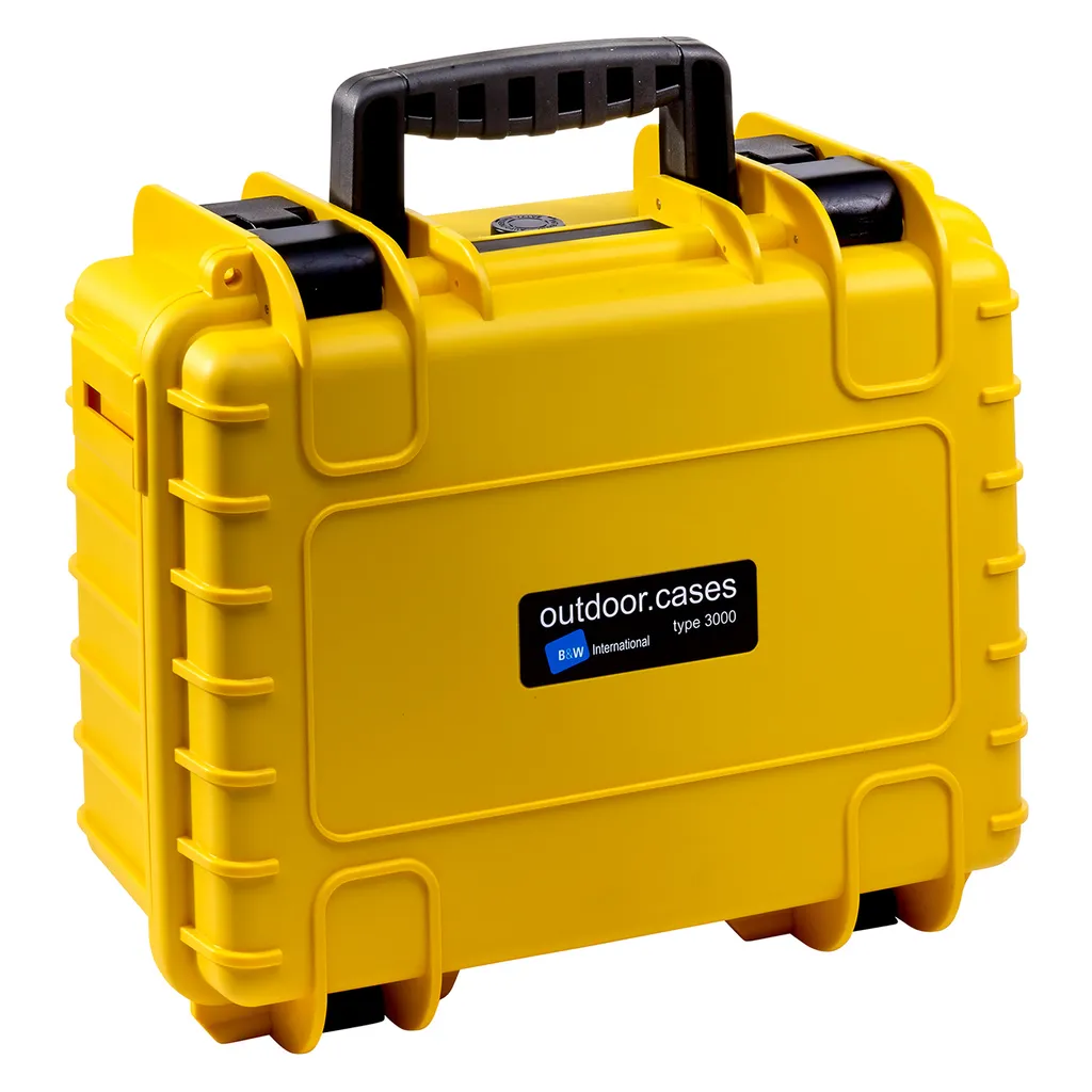 Valigia Outdoor B&W 3000 Gialla RPD - Protezione IP67 per Elettronica - 1