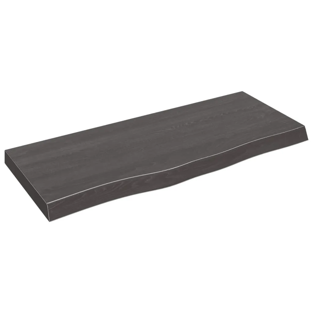 Tavola in Rovere Antico 100x40 Marrone Scuro - Fascino Rustico