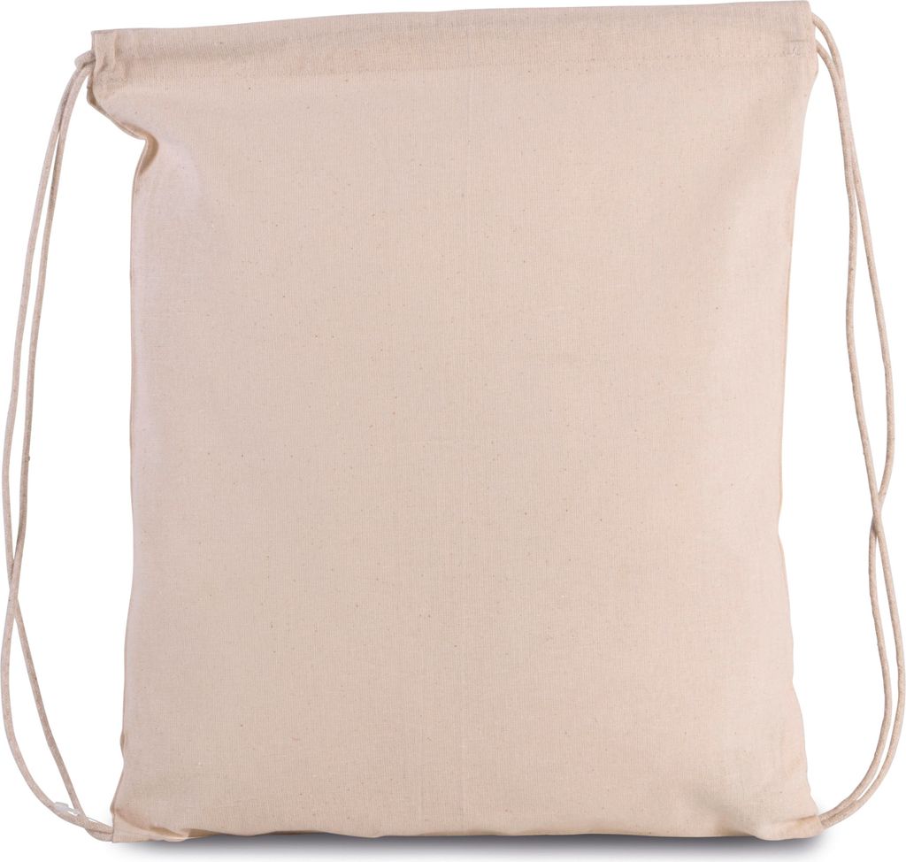 Kimood Kleiner Rucksack aus Baumwolle mit Kordeln