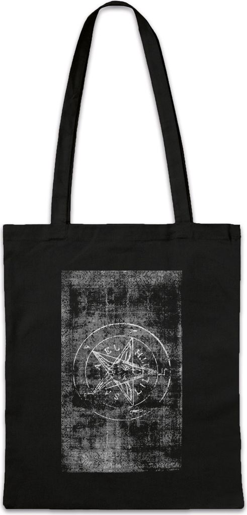 Urban Backwoods Tarot The Symbol of Baphomet, Stofftasche, Farbe: Schwarz