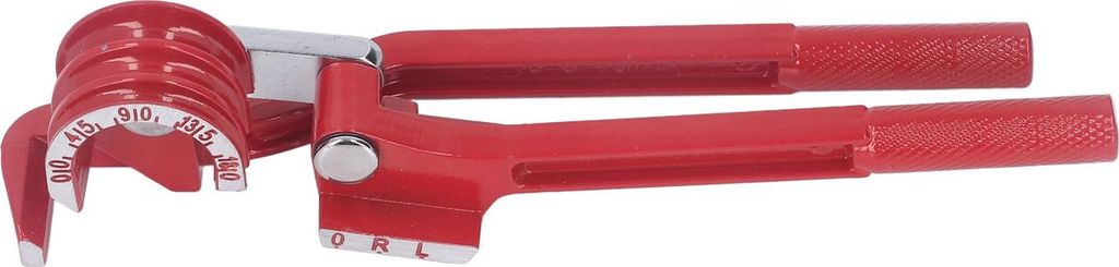 Rohrbieger 1/4 Zoll, 5/16 Zoll, 3/8 Zoll, 3-in-1-Mehrzweck-180¡ã-Biegewinkel, 3 Nuten, Handwerkzeug für HLK-Rohre