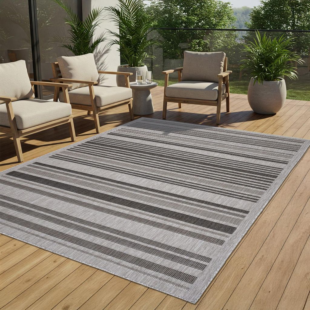 Tapiso Teppich Sisal MELISSA Outdoorteppich Indoor Outdoor 120 x 170 cm