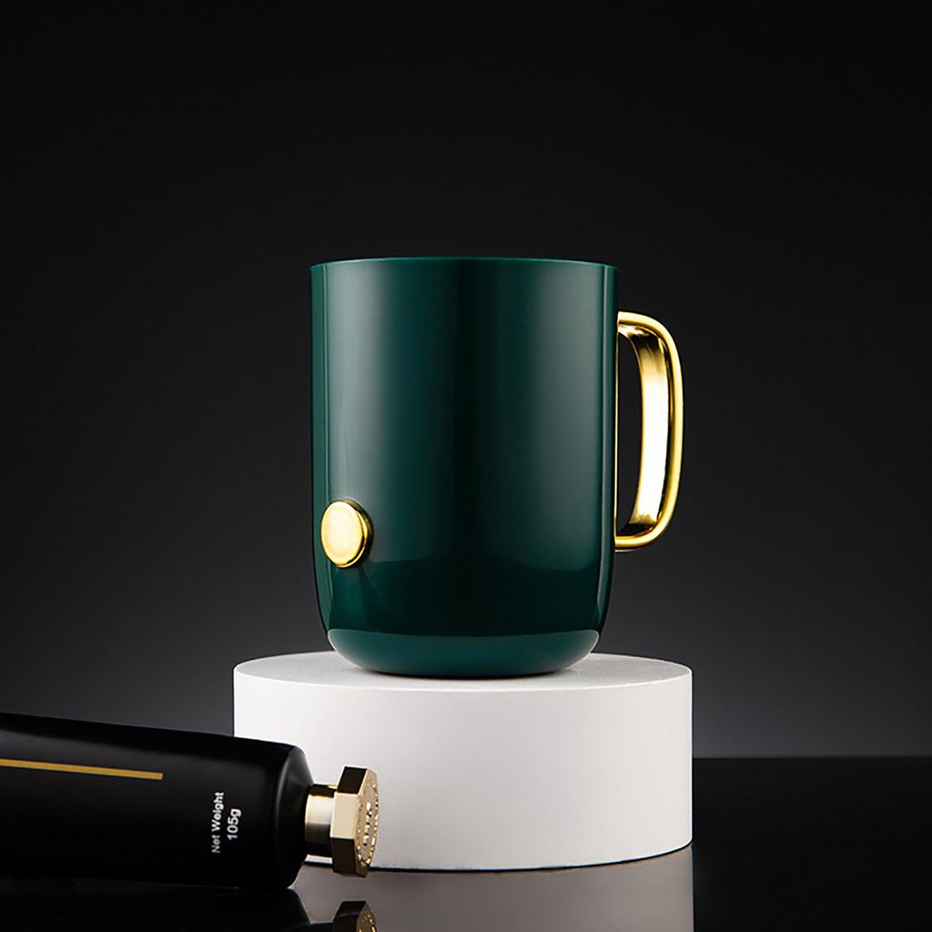 Zahnbürste Tasse Badezimmer Tumbler Mug Unisex PP Material für den täglichen Gebrauch Haushalt TravelBlackish Green 201-300ml