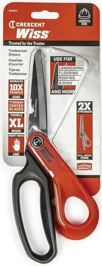Ciseaux haute performance 254 mm Crescent Wiss avec lames renforcées - 4