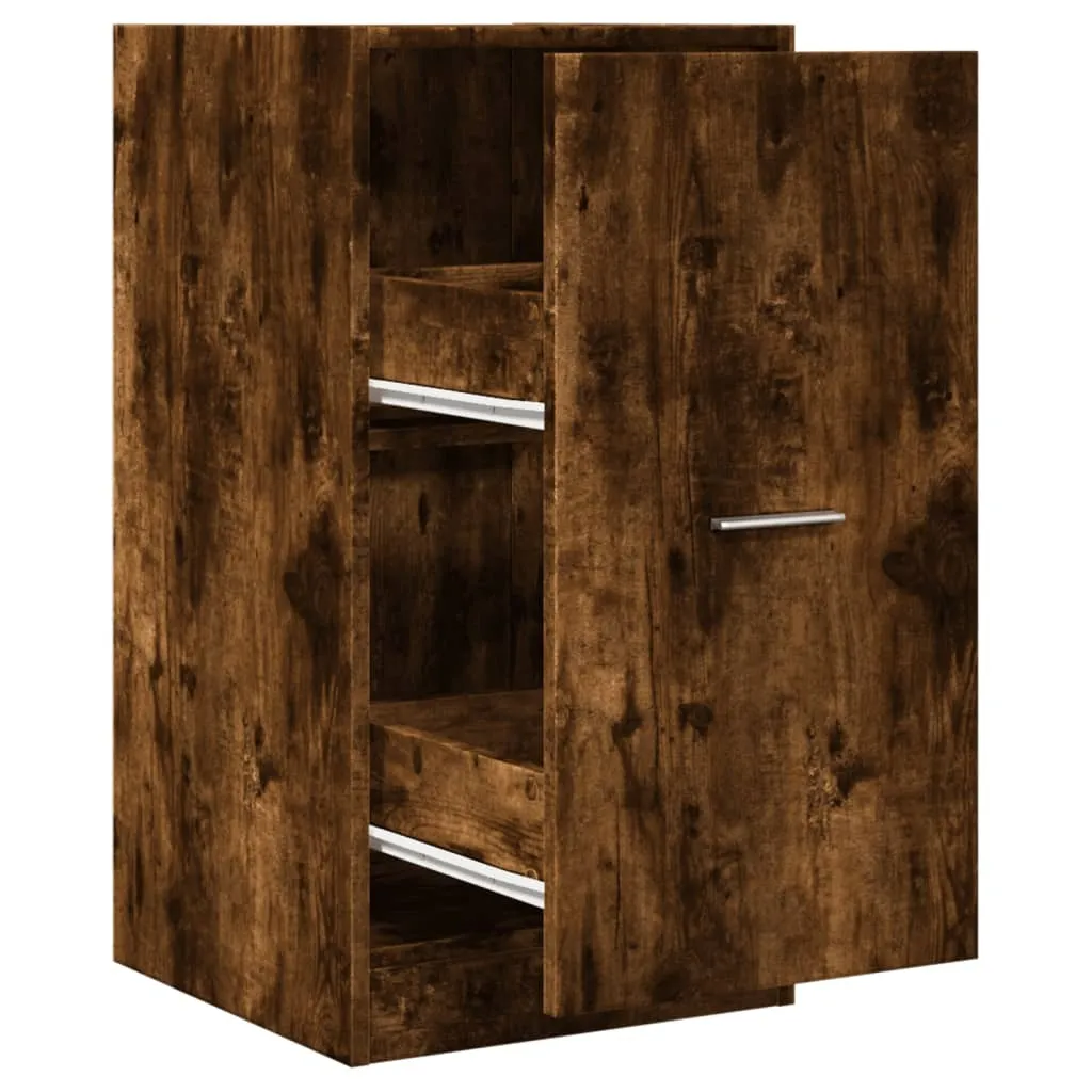 Affare SYFAX™! Armadietto Farmacia Rovere Fumo 40x41x77,5 - Prezzo Top