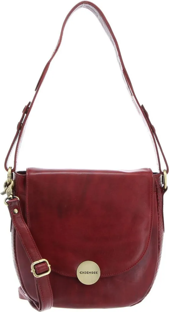 Sacoche Brisbane CHIEMSEE en Cuir Rouge avec Bandoulière Confortable Pro
