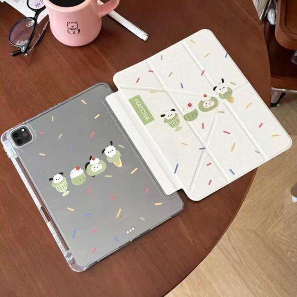 Tablet Hülle für Apple iPad 11 A16 11 Zoll (2025) – iPad Tasche mit Stifthalter – Faltbare Schutzhülle im Y-Design & Standfunktion – Match...