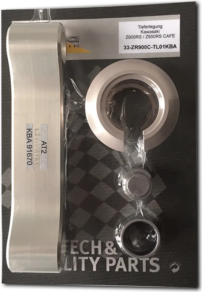Abaisser selle Kawasaki Z900RS de 40mm avec kit alpha Technik - 2