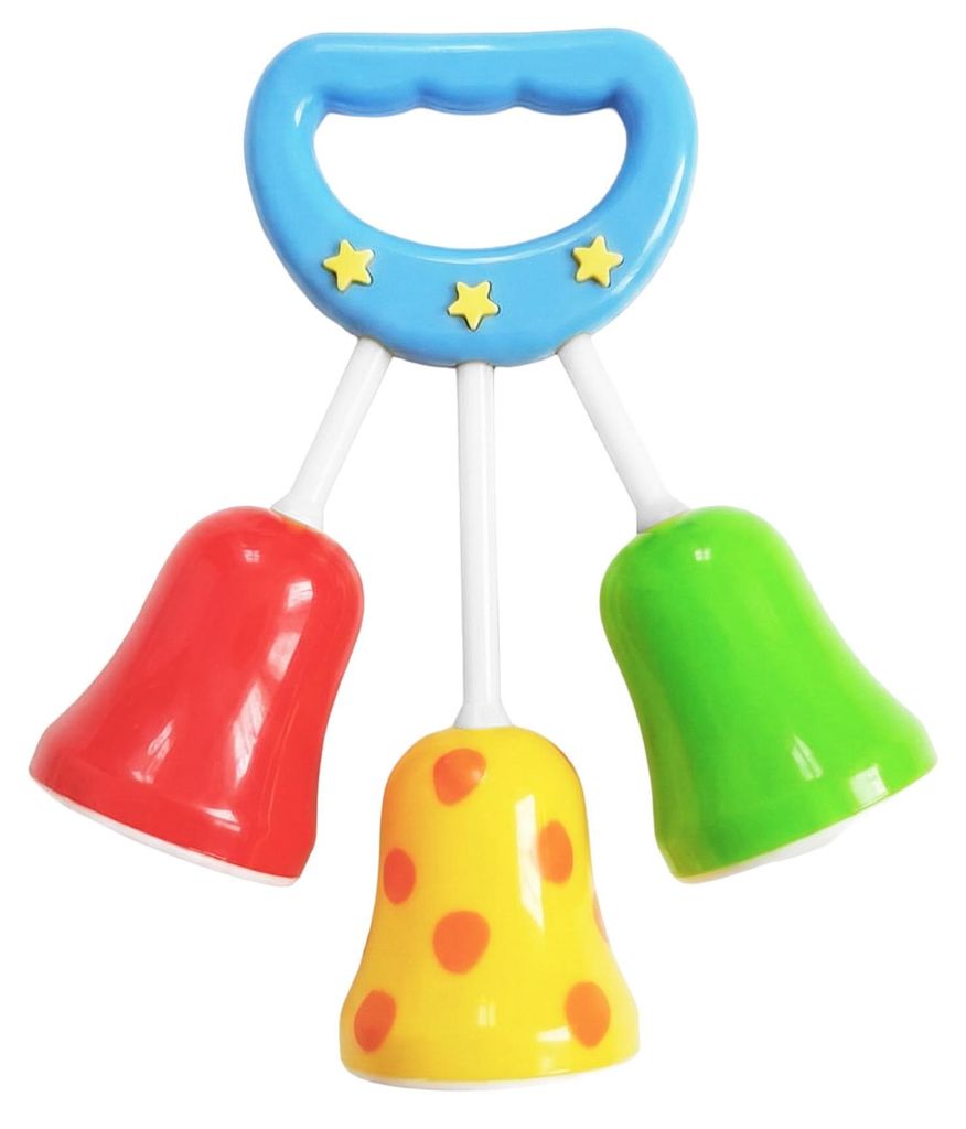 Bieco Baby Rassel Glöckchen | Rassel Greifling Baby | Babyrassel Junge und Mädchen | Bunte Glöckchen Rassel Baby | Musikinstrumente Kinder | Bab...