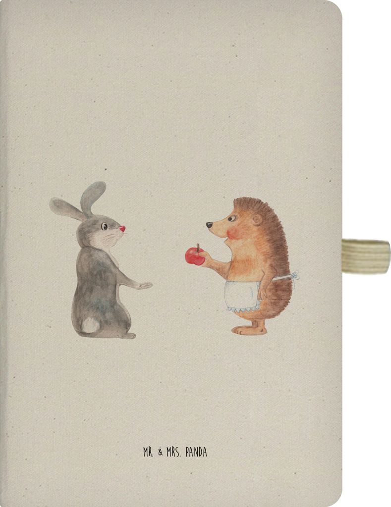 Mr. & Mrs. Panda notizbuch Hase Igel - Transparent - Geschenk, Liebe Spruch, Lustige Sprüche, und, Journal, Reisetagebuch, Trösten, A5, Herzschme...