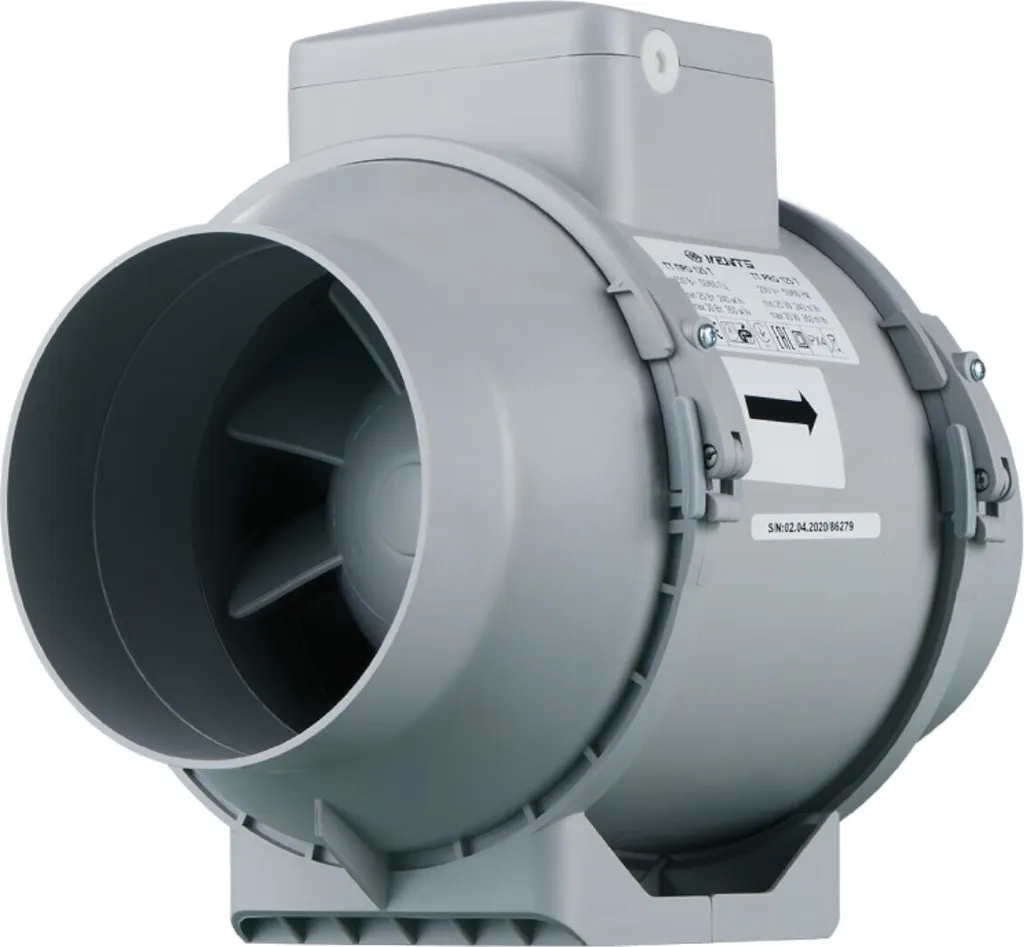 Extracteur d'air de gaine 125mm TT Pro 125 U pour culture intérieure