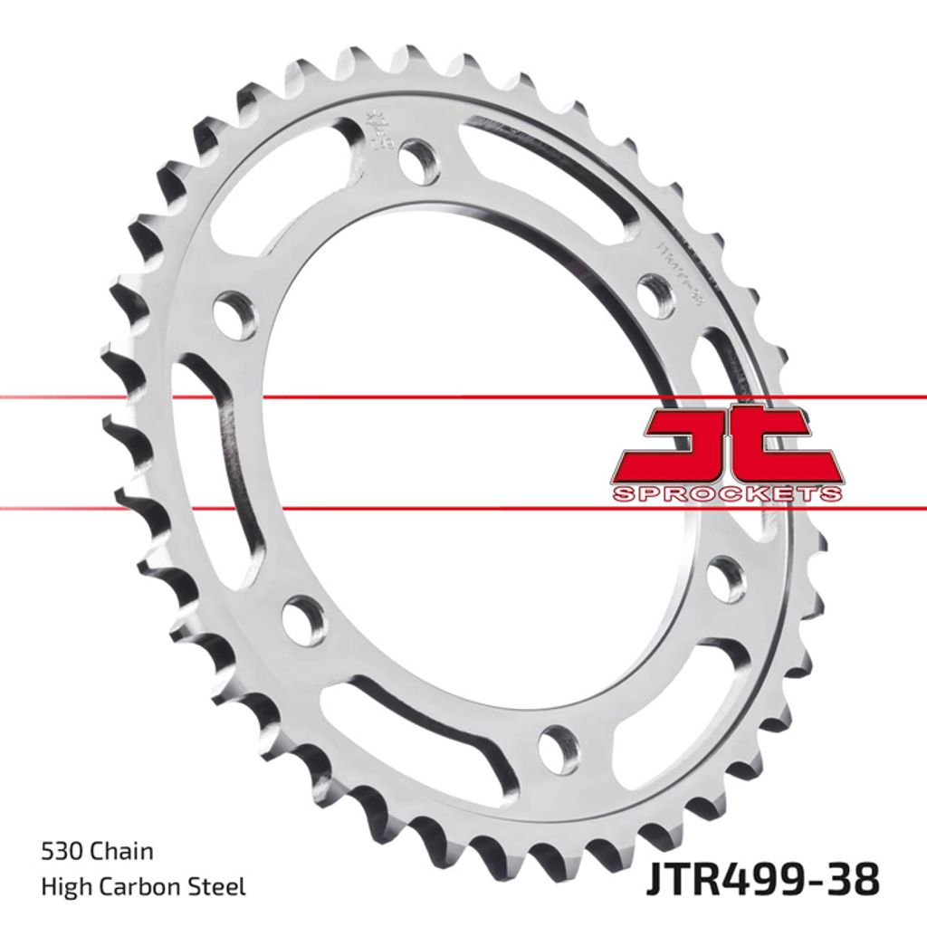 JTSPROCKETS Kettenrad JTR499.38 Hinten Kohlenstoffstahl