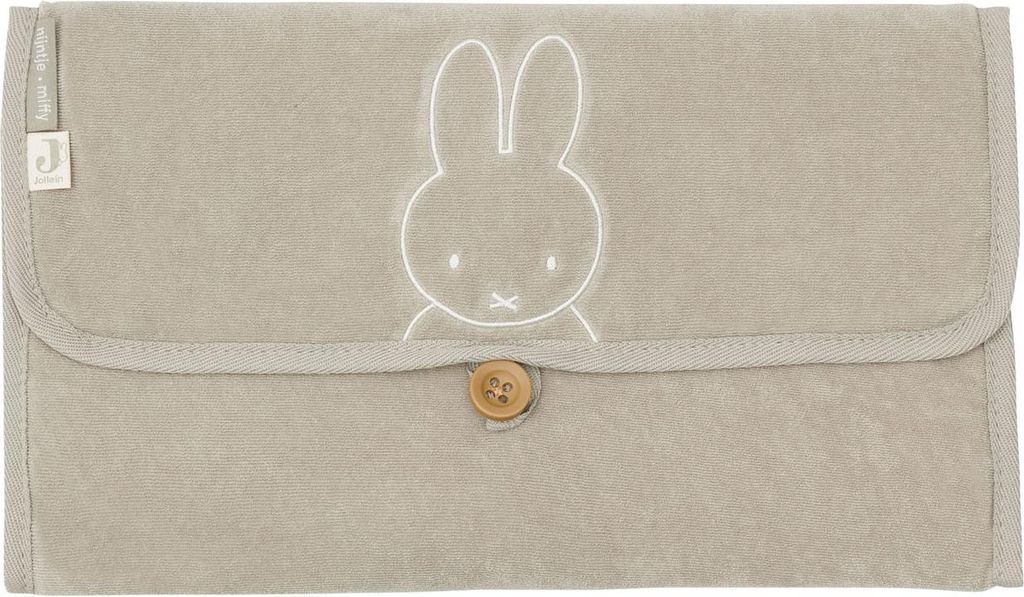 Jollein Miffy Wickelunterlage – Frottee - Olive Green | Wickelunterlage