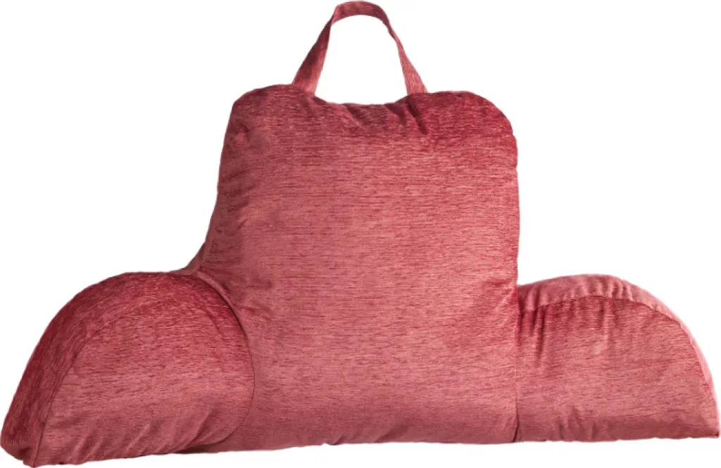 Grand coussin de lecture rose 50x100 cm pour un maintien lombaire optimal