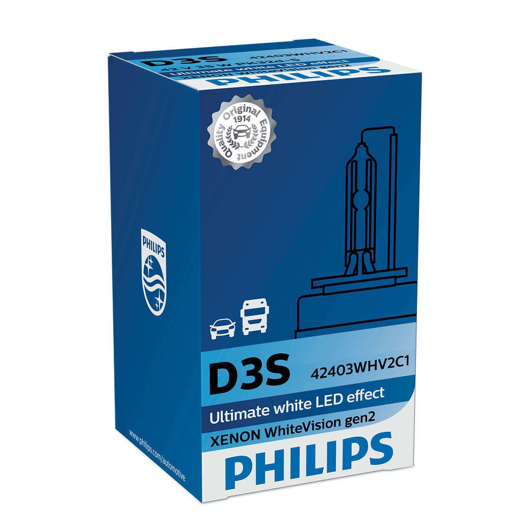 Philips Xenon WhiteVision gen2 D3S PK32d-5 35 W 42 V (boîte Image du produit 