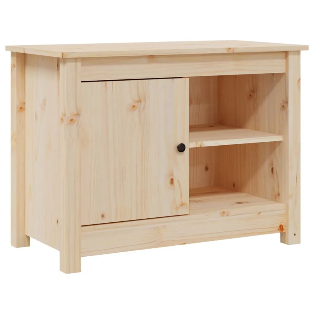 Mobile TV 70x36,5x52 cm in legno di pino massiccio
