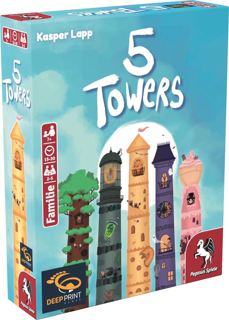 5 Towers (Deep Print Games) Produktbild 1