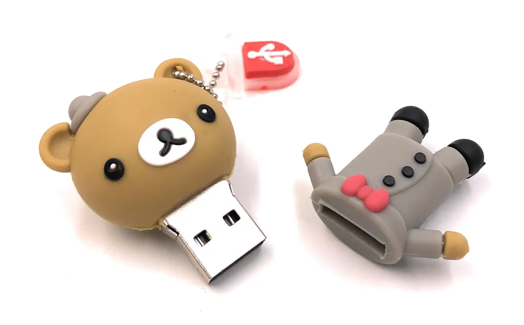 Clé USB 128 Go Originale Ours Marié : Stockage Rapide USB 3.0 Sûr