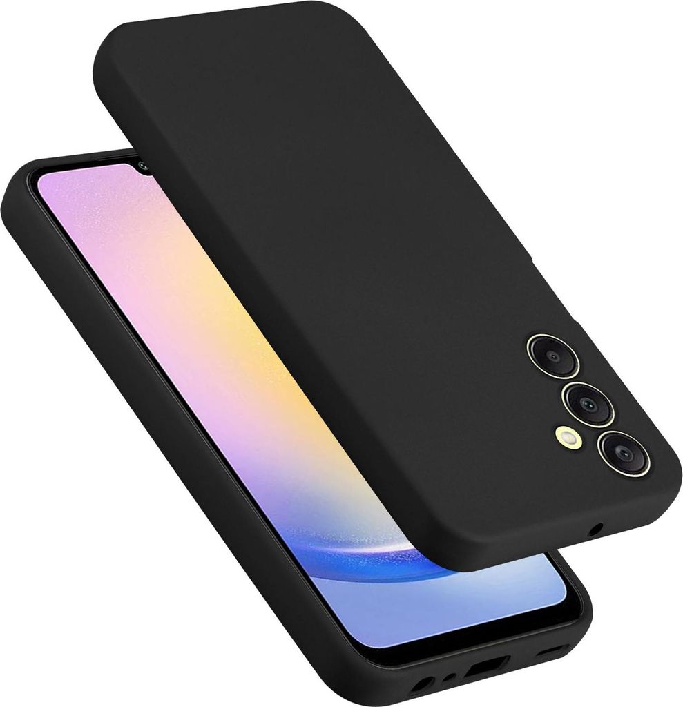 Cadorabo Hülle für Samsung Galaxy A25 Hülle Silikon Handyhülle Case aus flüssigem Silikon, Kratzfeste und stoßfeste Schutzhülle für Samsung...