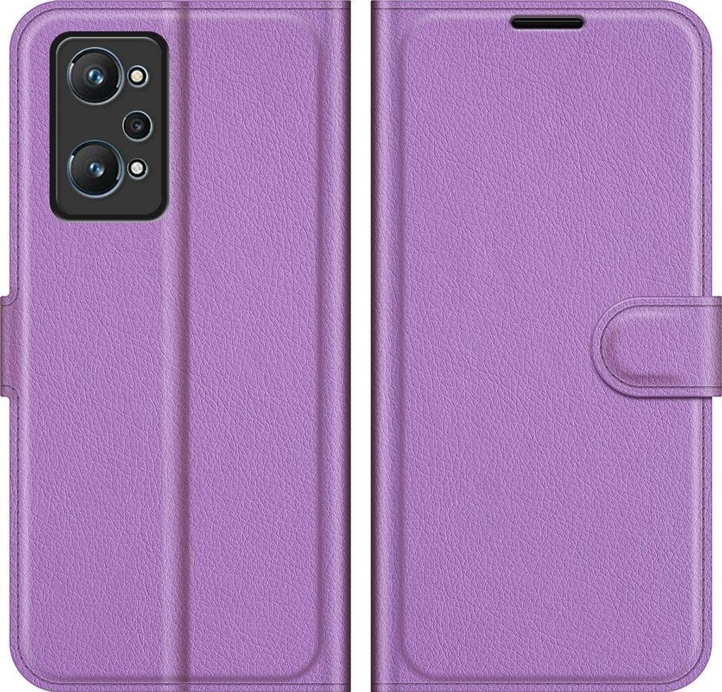 Mobigear Classic Realme GT Neo 3T Hülle Klapphülle Geldbörse - Lila