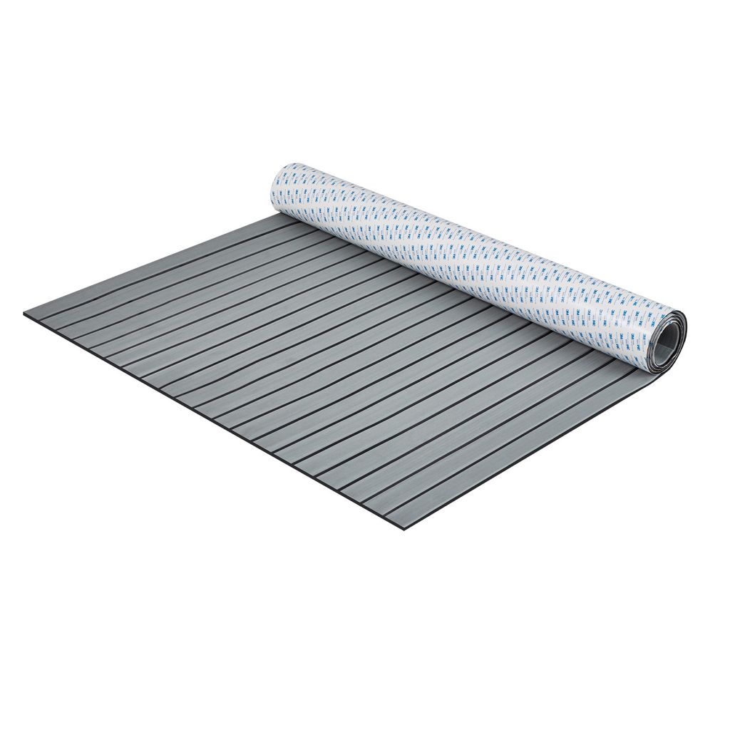 VEVOR Bootsboden, EVA-Schaum-Bootsdeck, 2400 x 1160 x 6 mm, rutschfester, selbstklebender Bodenbelag, 27840 cm² großer Meeresteppich für Boote, ...