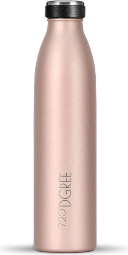 720°DGREE Isolier Trinkflasche milkyBottle Edelstahl light rose gold 0,75l