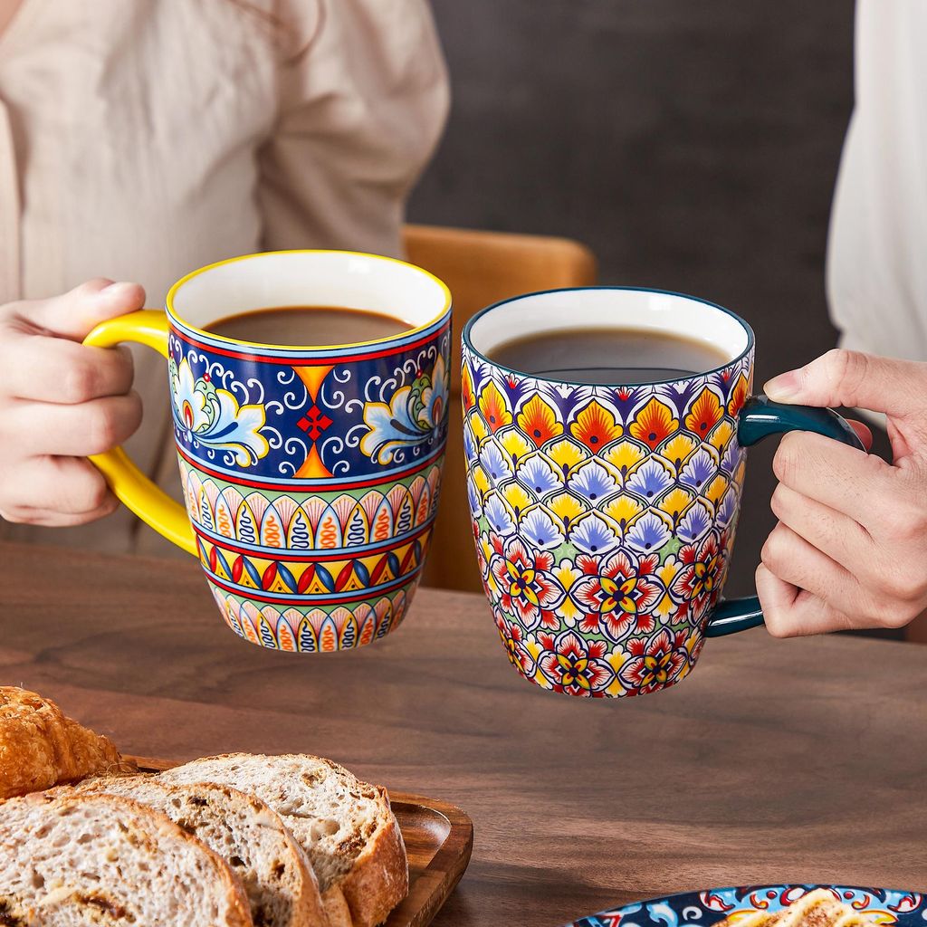 Vancasso Porzellan Becher, 6-St Trinkbecher, Kaffeetassen
