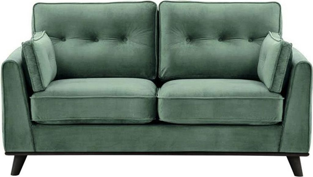 Zweisitzer-Sofa Farrow-Velluto 12-black