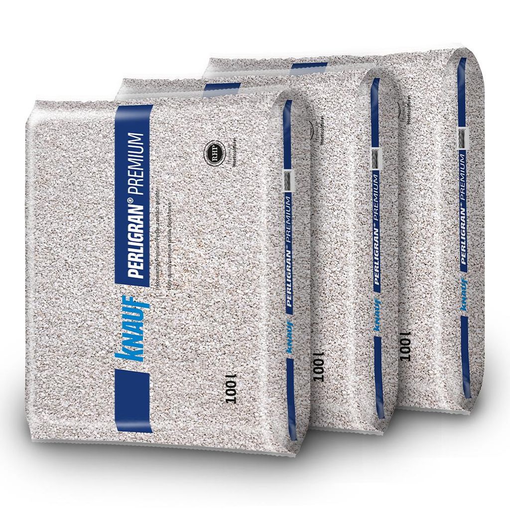 Perlite Perligran 300 L (3×100 L, 2–6 mm) – Drainage für Produktbild  KI-generiertes Bild