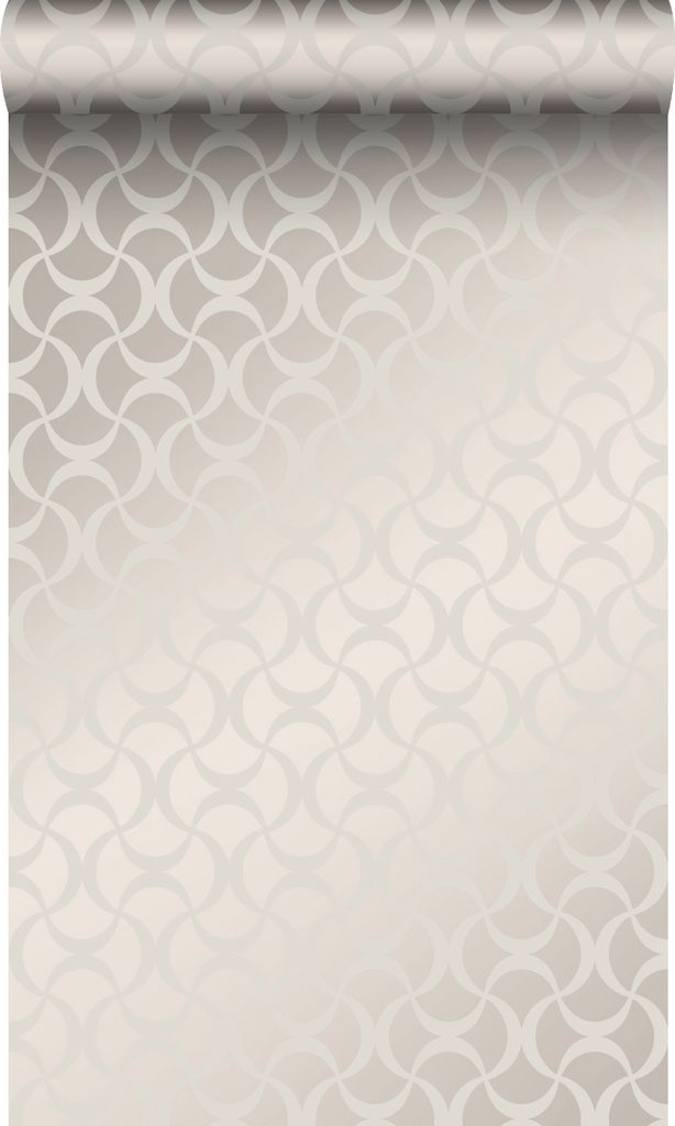 Origin Wallcoverings Tapete grafisches Muster Silber 53 cm x 10.05 m