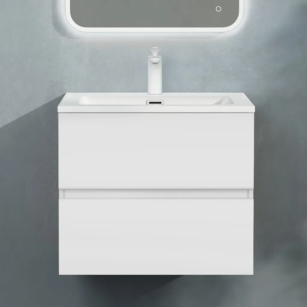 Meuble Salle de Bain Suspendu 60cm : Gain de Place et Lavabo Premium