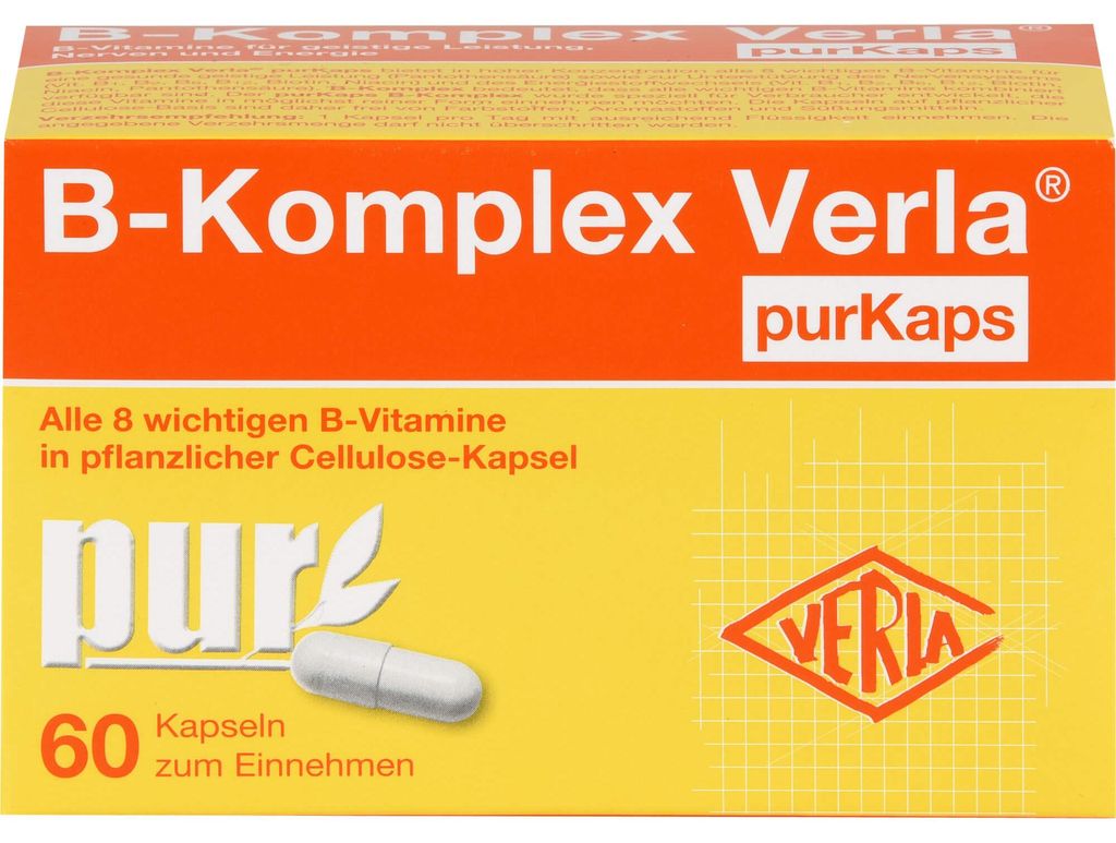 Verla B-Complex purKaps Capsule, 60 Capsule Immagine del prodotto 