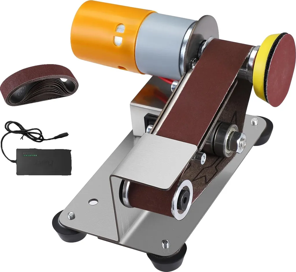 Mini Smerigliatrice a Nastro per Modellismo e Lucidatura Gioielli UE