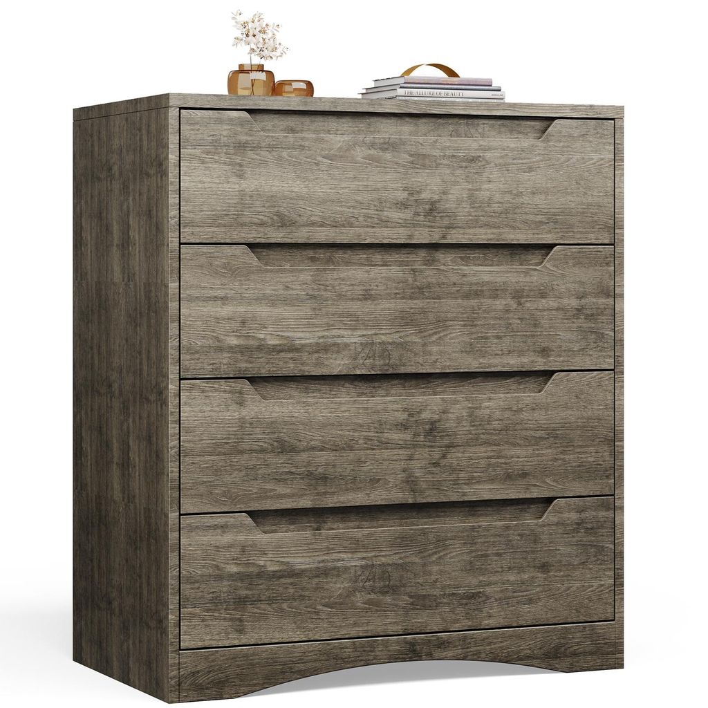 Bealife AP22 Kommode mit 4 Schubladen – 70x40x80 cm, Für Schlafzimmer & Wohnzimmer, Moderne Aufbewahrungskommode