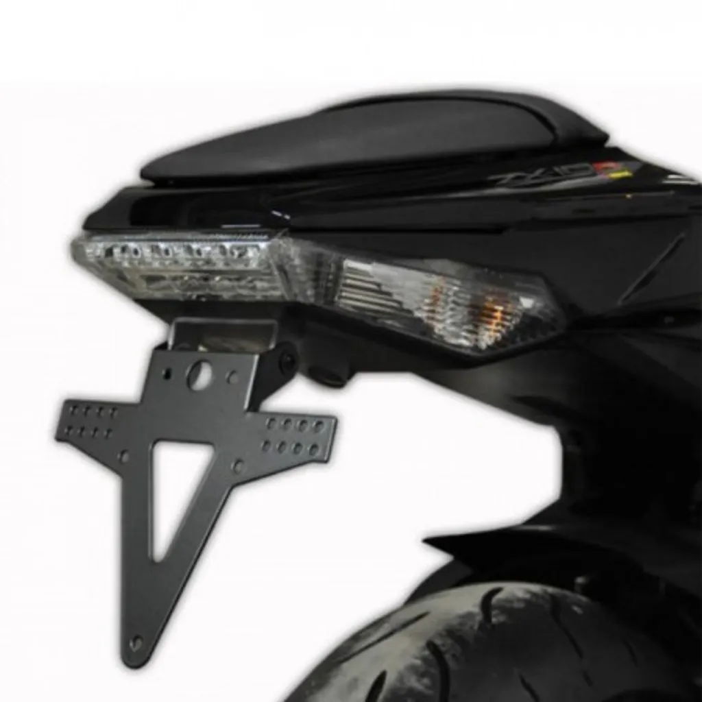 Support de Plaque Court adaptable Kawasaki ZX-10R 11-15 - Accessoire Moto