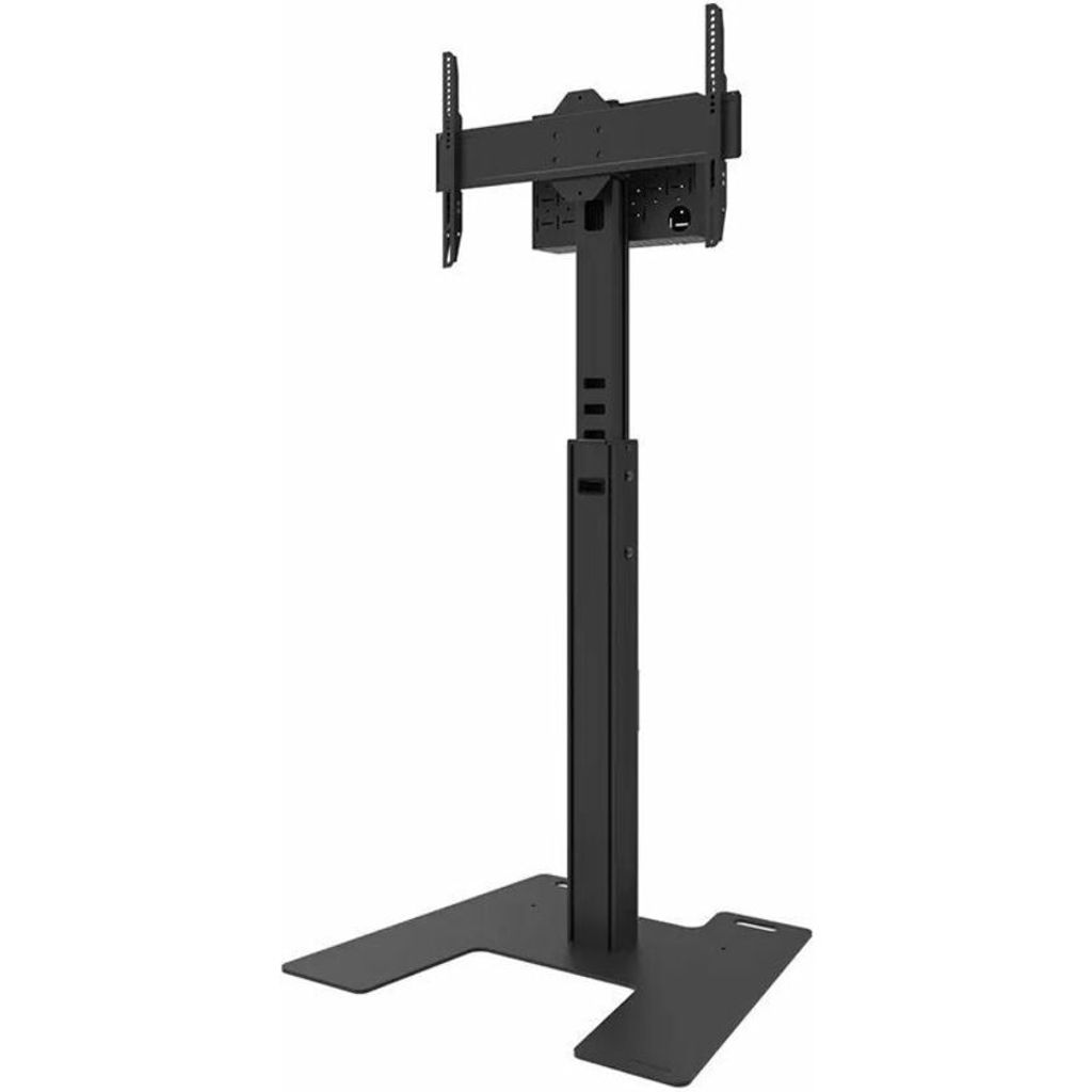 Neomounts Move Up Display Floor Stand (32-75") solid steel floor plate Black