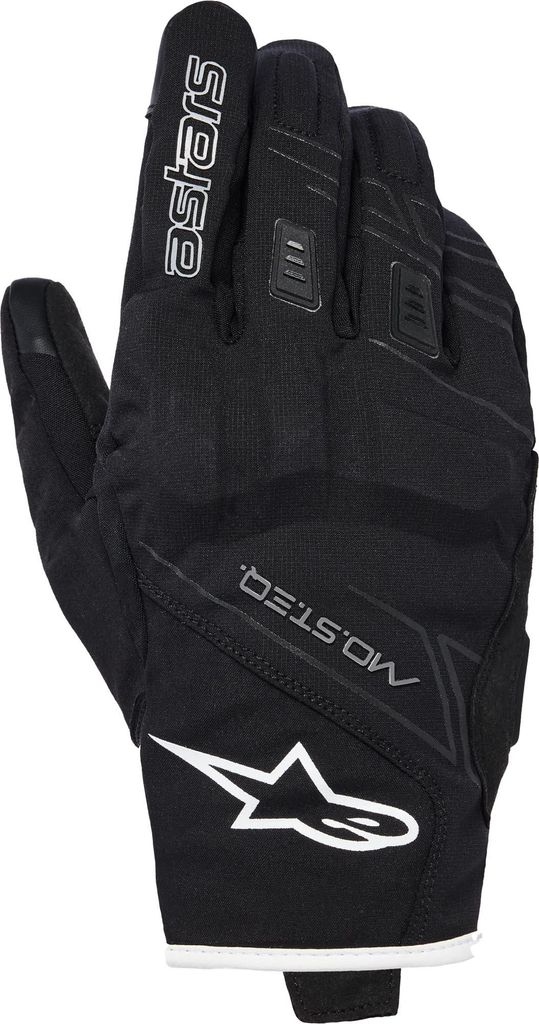 Alpinestars Stella Moblast WP wasserdichte Damen Motorrad Handschuhe, schwarz/weiß, L
