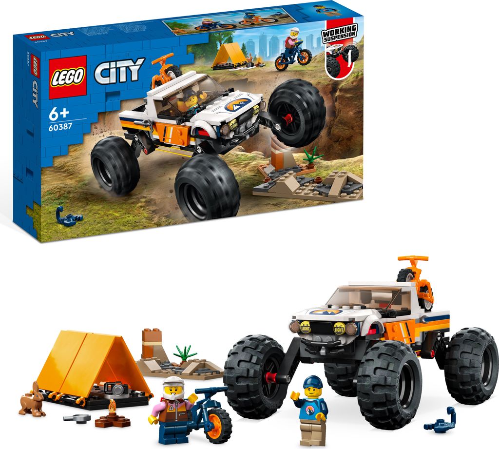 LEGO 60387 City Offroad Abenteuer, Camping Monster Truck Produktbild 