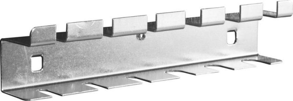 Supporto per 6 cacciaviti 200x32 mm in parete forata Immagine del prodotto 