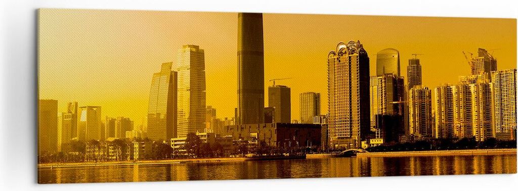 Bild auf Leinwand - Leinwandbild - Stadt â €