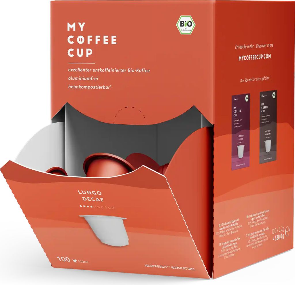 My Coffee Cup - Decaf – 100 Kapseln Produktbild 
