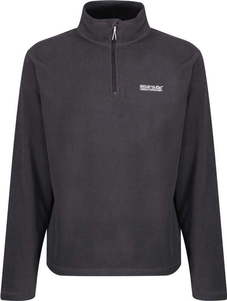 Regatta Great Outdoors Herren Thompson Fleece-Top mit Reißverschluss bis zur Brust RG1390 (M) (Stahlgrau)