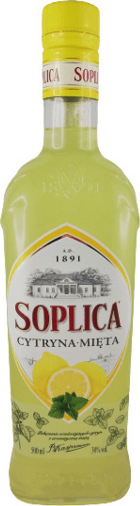 Soplica Polnischer Likör Zitrone mit Minze 0,5L 30% Vol. Produktbild 