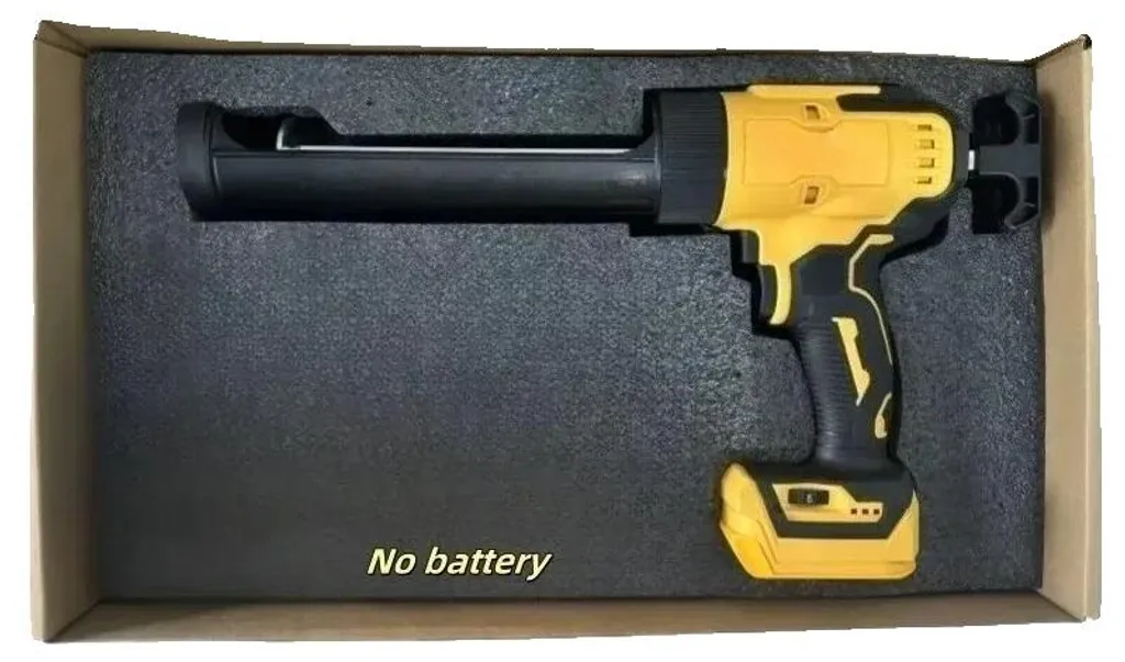 Pistolet électrique à LED pour calfeutrage, compatible batterie DeWalt