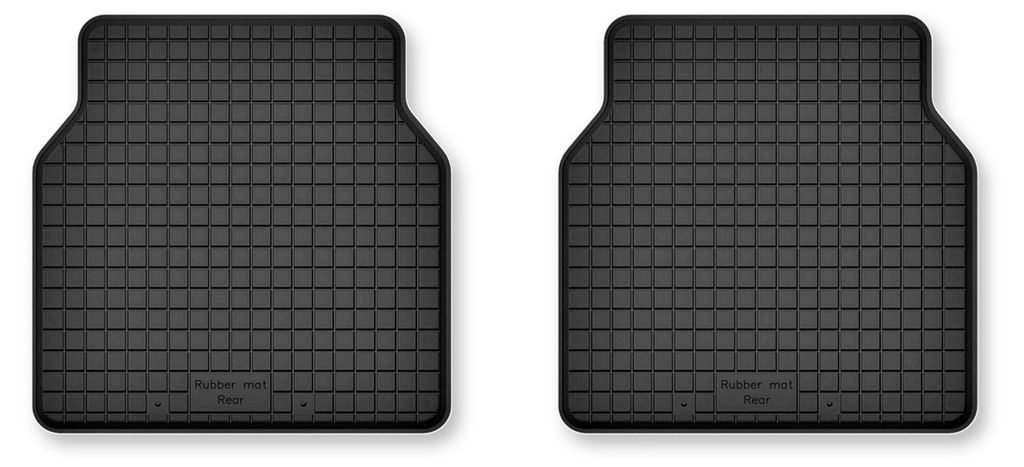 Gummi-Fußmatten Hinten für Volkswagen ID.4 2020- Produktbild 